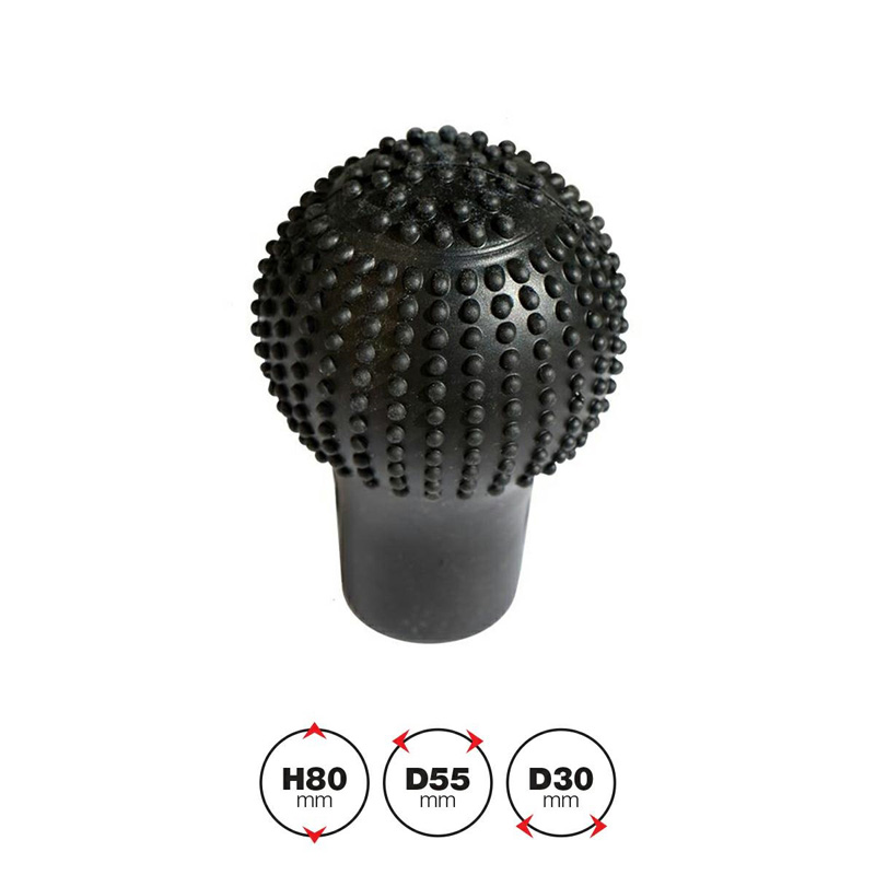 Simoni Racing Pookknophoes Grip - Zwart Siliconen