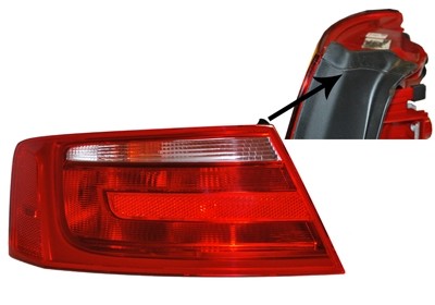 ACHTERLICHT LINKS Coupe Buiten AUDI A5 8/11+