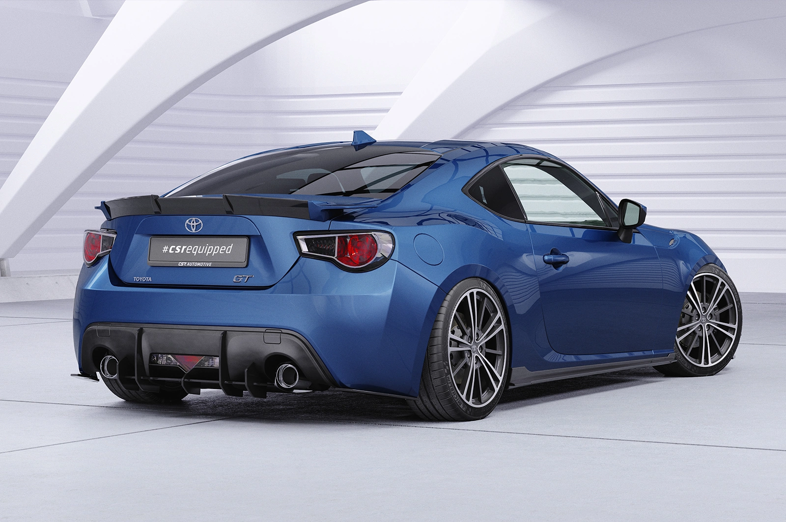 Achterspoiler Toyota GT86 glans zwart