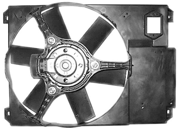 Radiator FAN +A/C DUCATO 02-06 305mm 2.0 BENZINE +AC