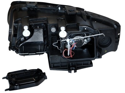Faros Audi A4 8E Los ojos del Diablo Dayline negro