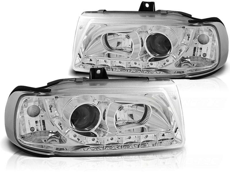 Faros Seat Ibiza 6K LED Los ojos del Diablo Dayline cromo