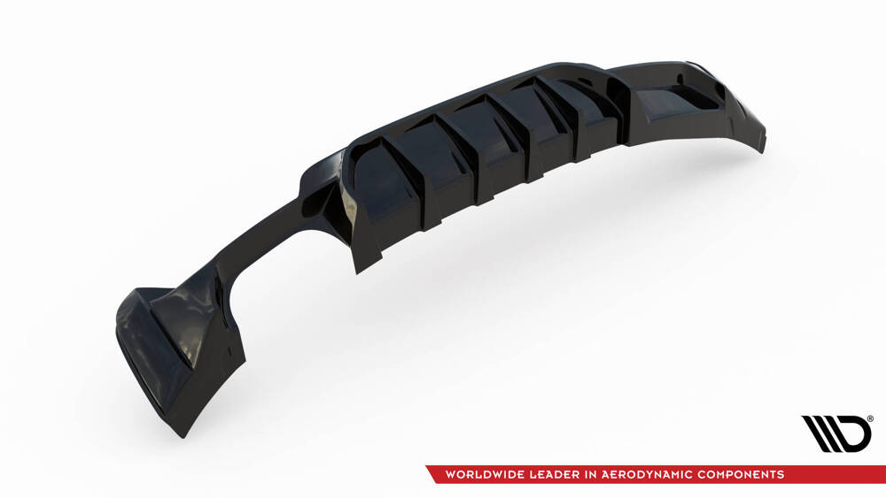 Diffusor BMW 4 Serie F32 F36 M-Pack Glanzend Zwart