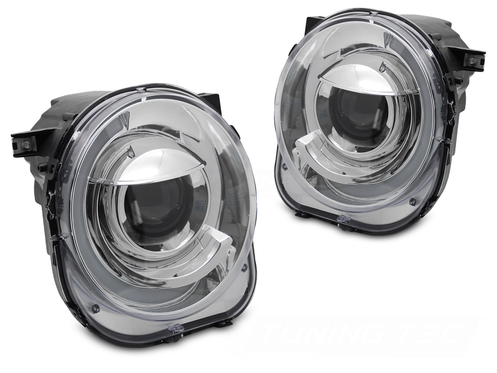 Koplampen Jeep Renegade 2014- Tube Chrome