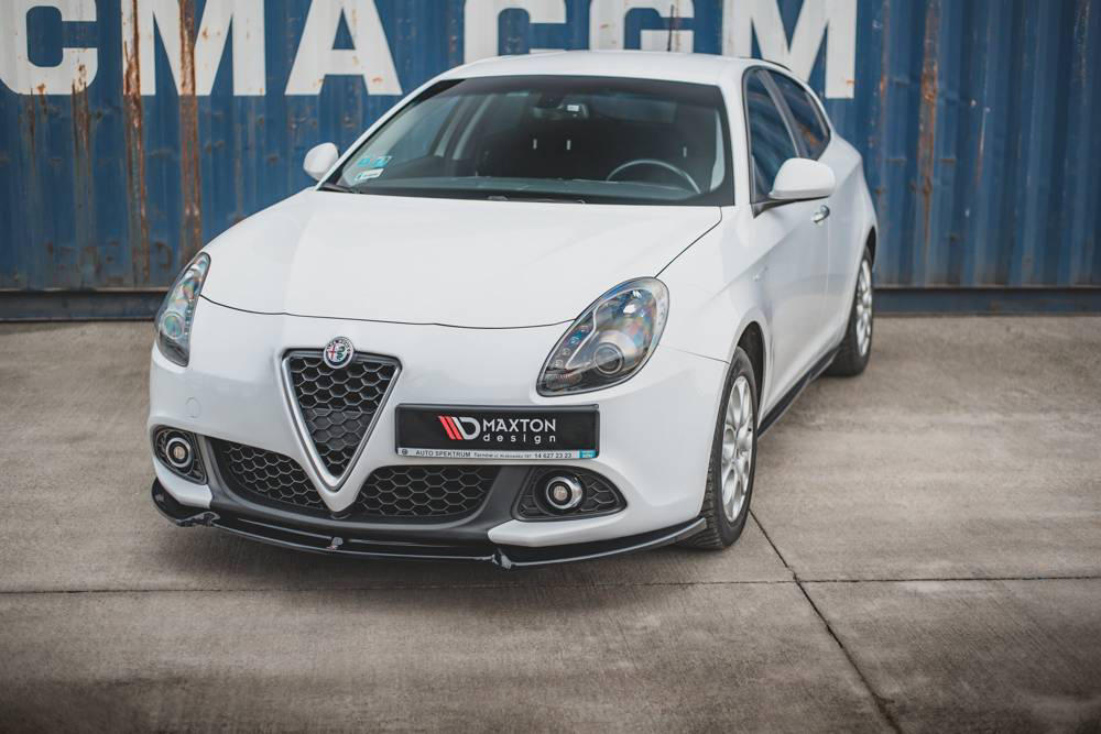 Voorspoiler V.3 Alfa Romeo Giulietta Facelift Glanzend Zwart