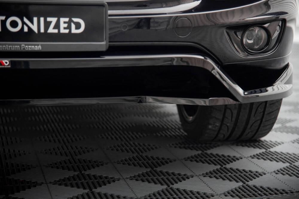 Voorspoiler Porsche Cayenne FL Maxton Glans Zwart