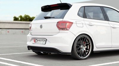 Diffuser VW Polo 6 GTI Mk6 Glans Zwart