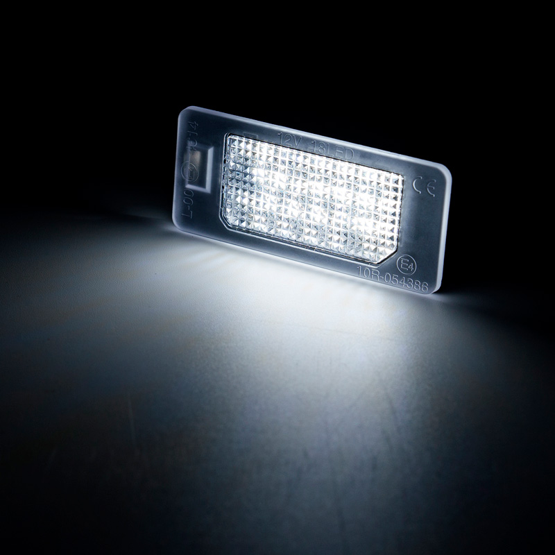 Set LED Nummerplaatverlichting  Fiat 500X (6X) 2018-2022 / 500X (7X) 2021- / 500e 2020- / Abarth 500 EV 2023- & Alfa Romeo Tonale 2022-