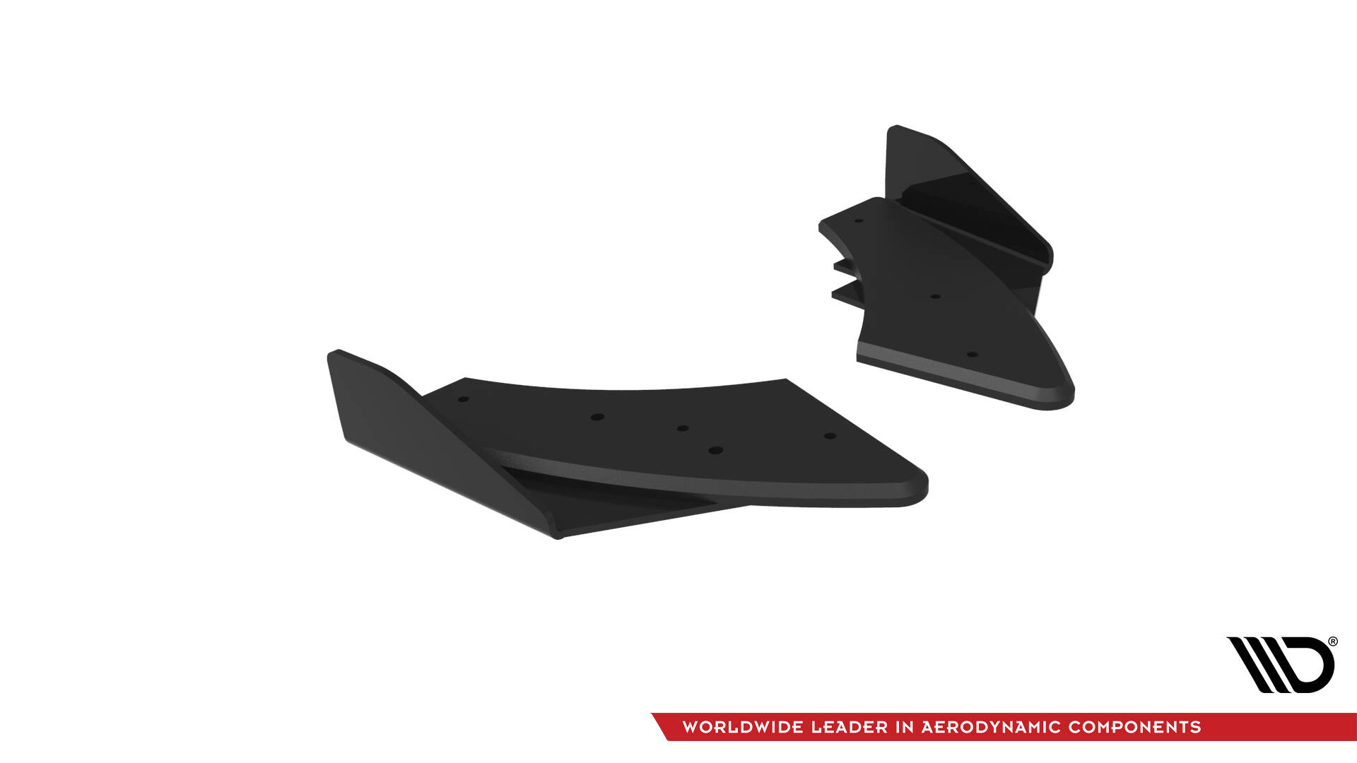 Street Pro Achterzij Spoilers + Flaps Audi S3 / A3 S-line 8Y Facelift Maxton Glanzend zwart