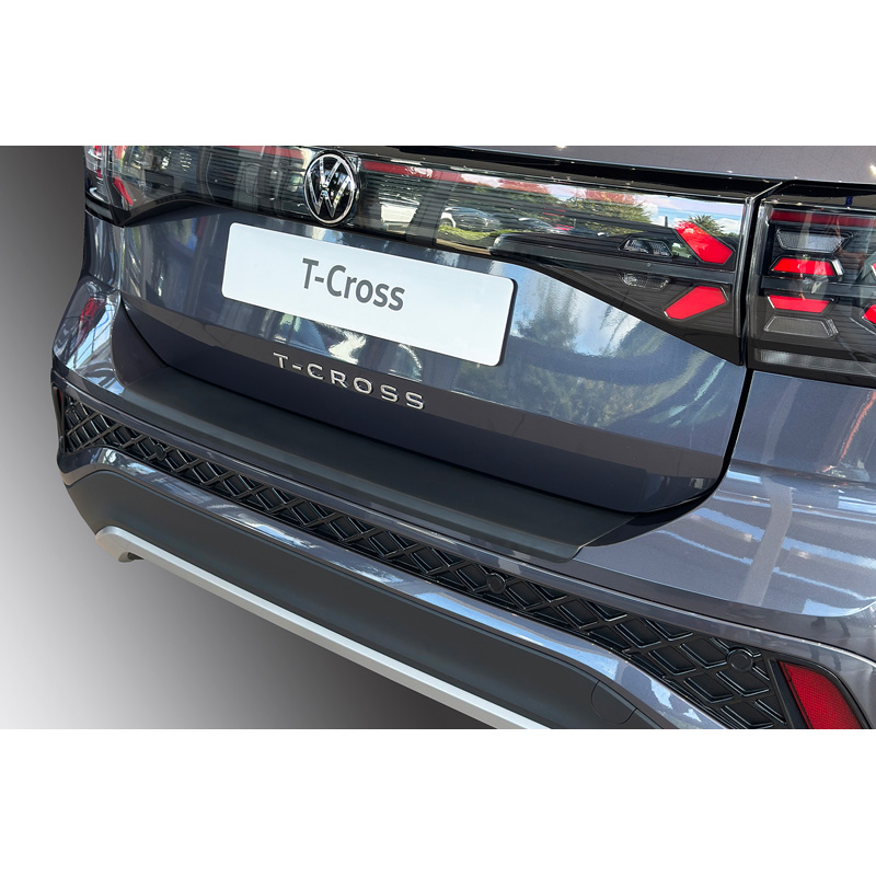 ABS Achterbumper beschermlijst  Volkswagen T-Cross Facelift 2024- Zwart