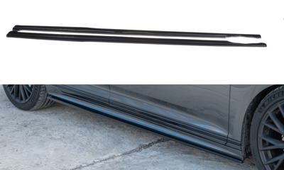 Zijskirts VW Passat R-Line B8 Glans Zwart