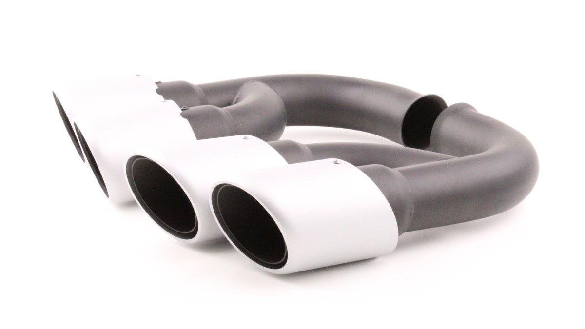 Exhaust tips Porsche Cayenne 958 92A Facelift GTS Look 14-17