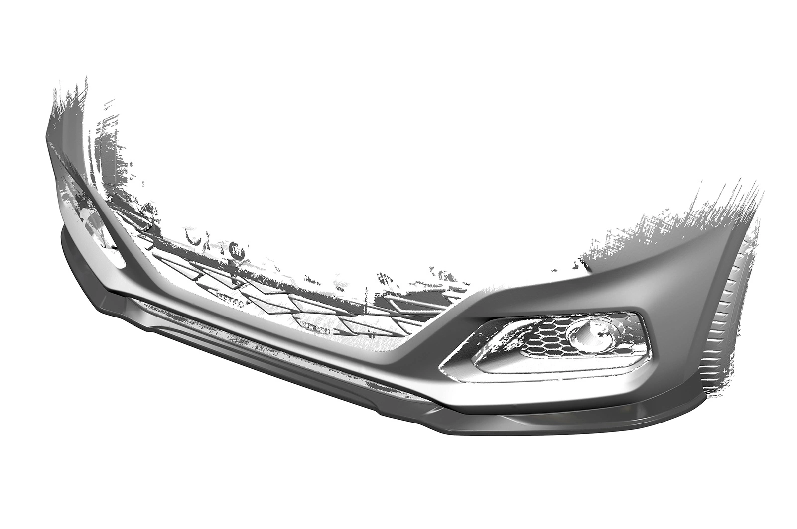 Voorspoiler Hyundai i10 (3. Gen) N-Line Glans Zwart – CSR Automotive