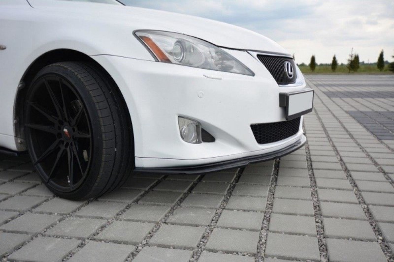 Voorspoiler Lexus IS Mk2 V.1 Glanzend Zwart