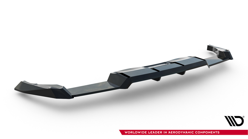 Diffusor (met verticale spijlen) V.2 Volkswagen Golf R Mk8 / Mk8 Facelift