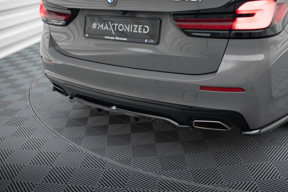 Diffuser BMW 5 Serie FL Maxton Glans Zwart