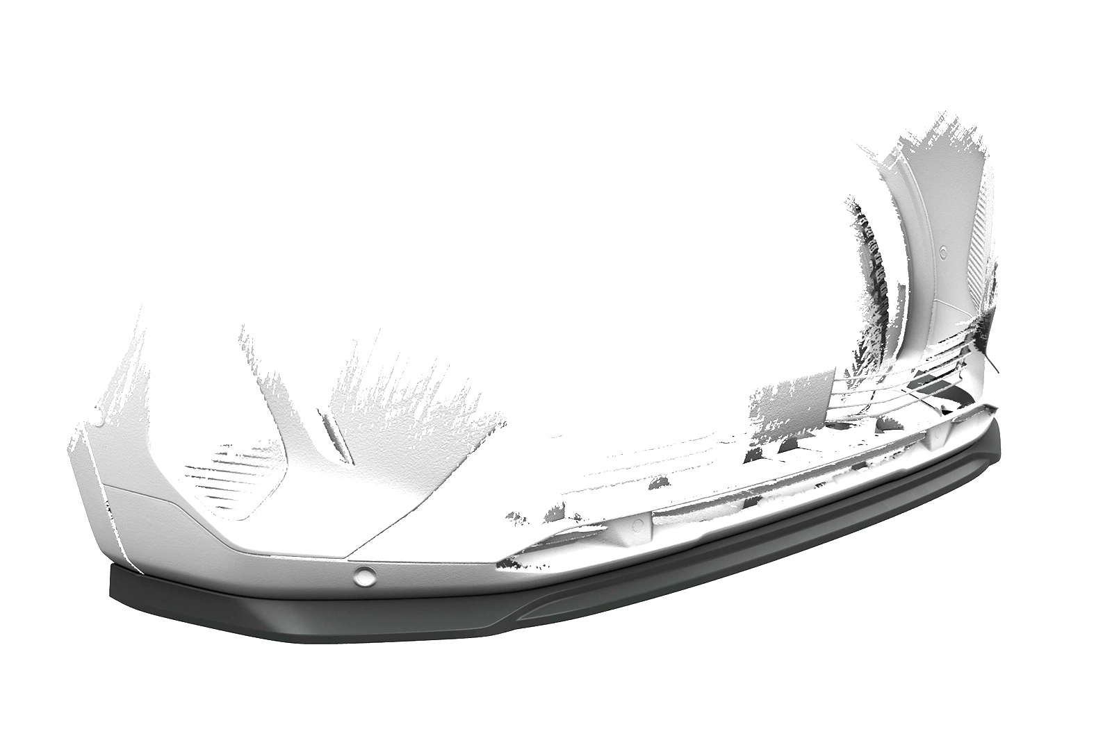 Voorspoiler Peugeot 5008 (2e Gen) Facelift Glans Zwart van CSR Automotive (2020-)