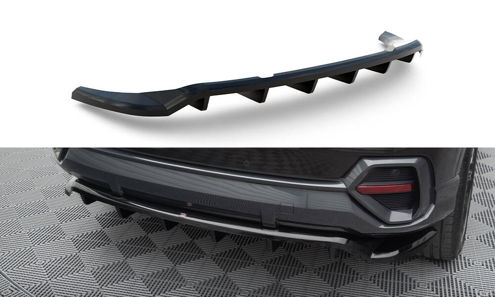 Diffuser Audi Q3 Sportback F3 Maxton Glans Zwart