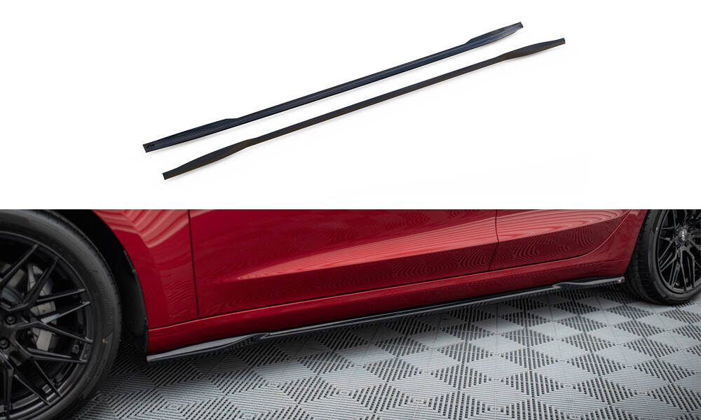 Zijskirts V.2 Tesla Model 3 Project Highland (Facelift)