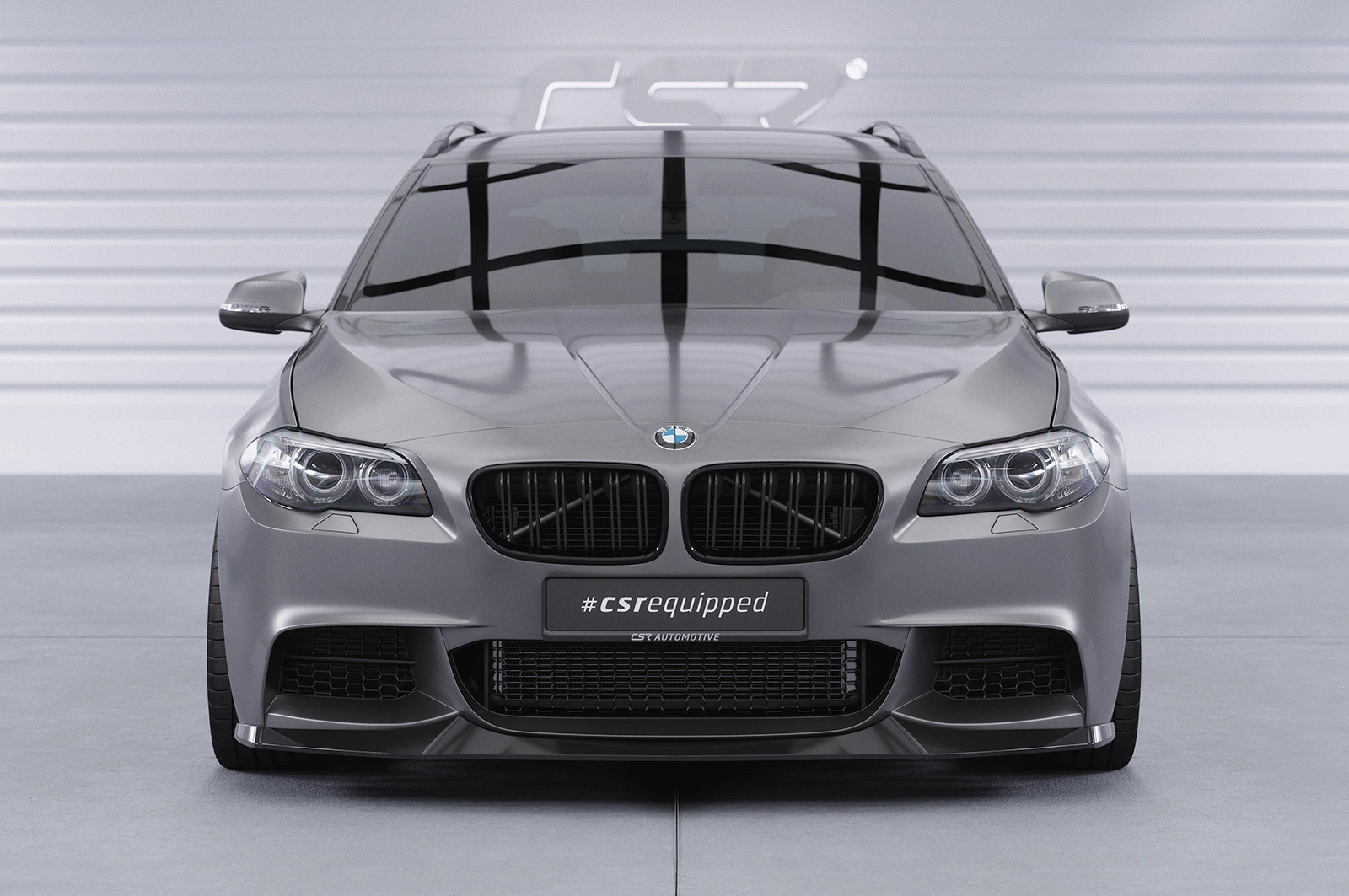 Voorspoiler BMW 5er F10/F11 M-Paket Glans Zwart – ab 01/2010