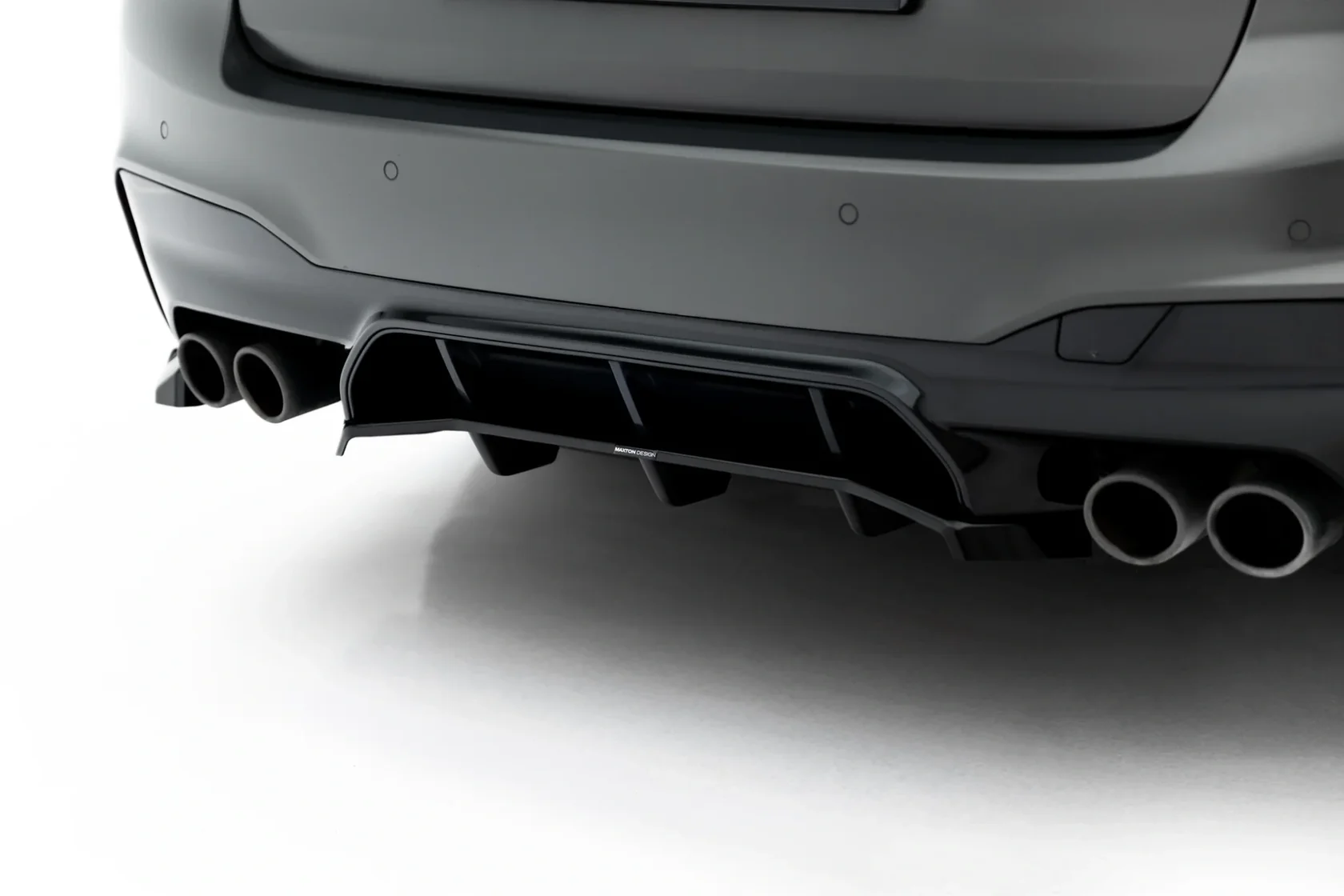 Diffuser BMW M5 F90/F90 Facelift Maxton Glans Zwart