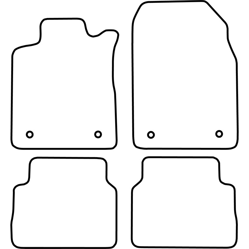 Automatten Velours  Opel Vectra C 2002-2004