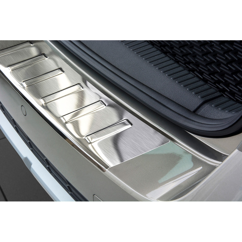 RVS Achterbumperprotector Skoda Octavia III Scout 2014- 'Ribs'