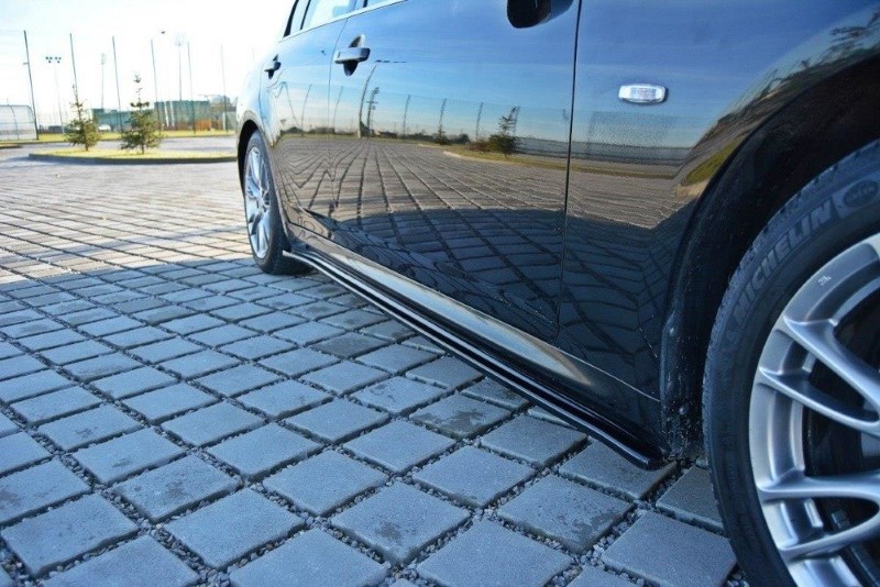 Zijskirts Diffusers Infiniti G37 Sedan Glanzend Zwart