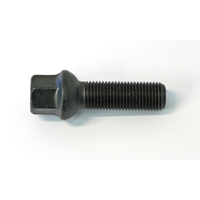 H&R Wheel bolt Round-Head R13 M14x1.5 - Length 28mm  - Black VAG