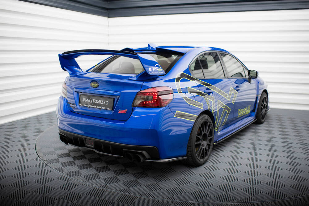Diffuser Subaru Impreza WRX STI GK Maxton Glans Zwart