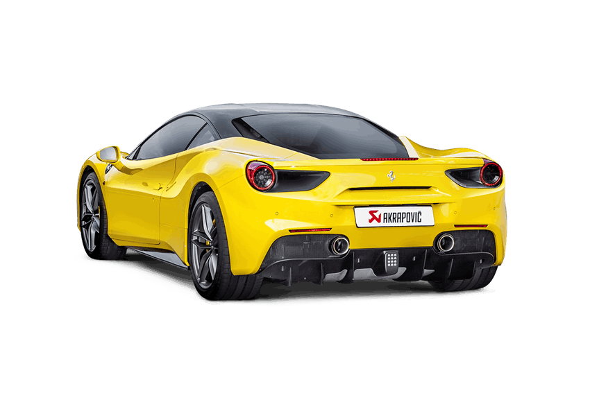 Akrapovic Ferrari 488 Gtb/488 Spider “Slip On” Titanium Exhaust System