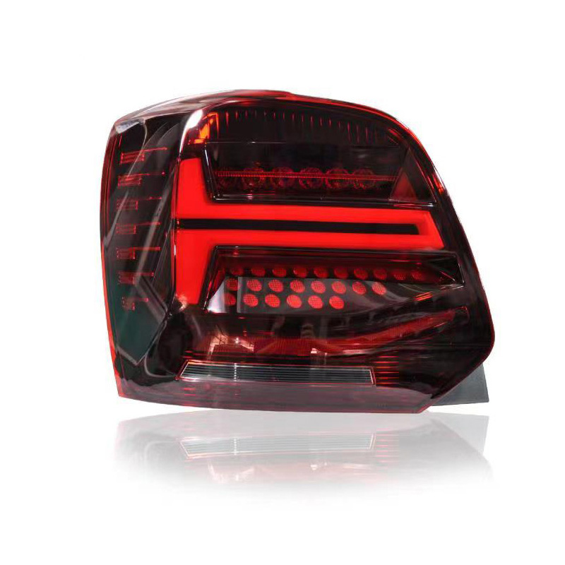 Set LED Achterlichten  Volkswagen Polo 6R/6C 2009-2017 - Rood/Rookgrijs - incl. Dynamic Running Light