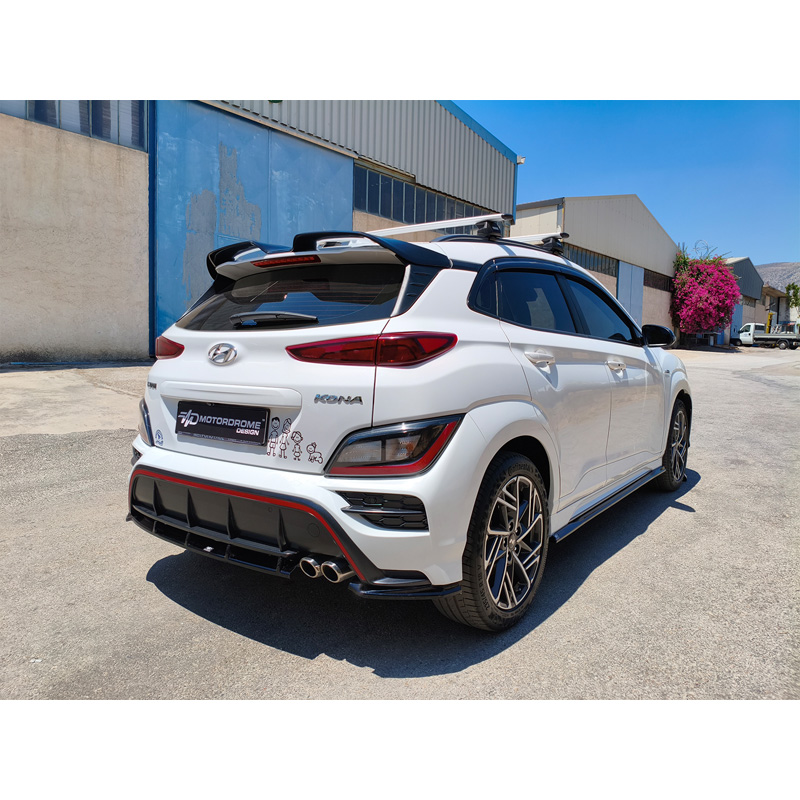 Motordrome Dakspoiler  Hyundai Kona mk1 Facelift 2020-2023 (PU)