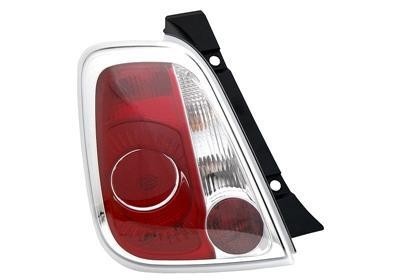 achterlicht, incl fittingdeel, links Fiat 500, 2007 -