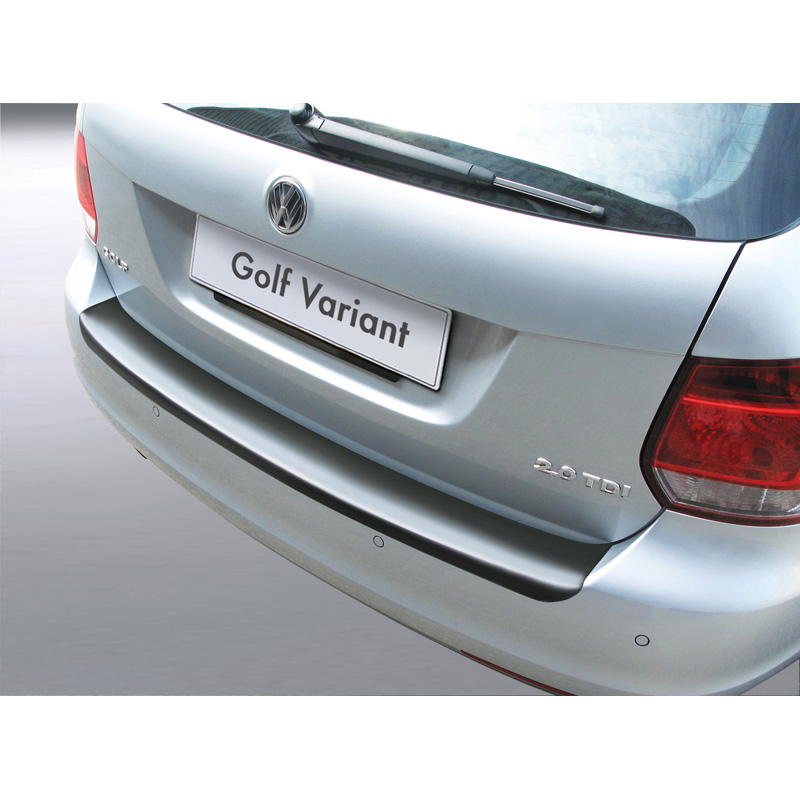 ABS Achterbumper beschermlijst  Volkswagen Golf VI Variant 2009-2013 Zwart