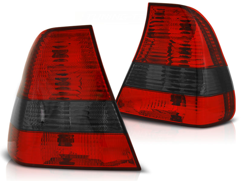 Taillights BMW E46 01->> CRYSTAL GRIJS-red