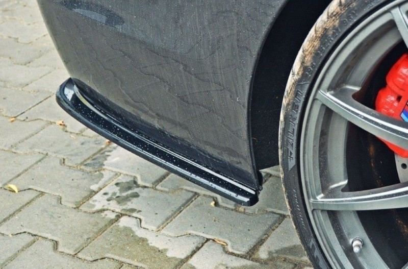 Achterzij Spoilers BMW 5 F11 M-PACK (past op twee dubbele uitlaatuiteinden) Glanzend Zwart