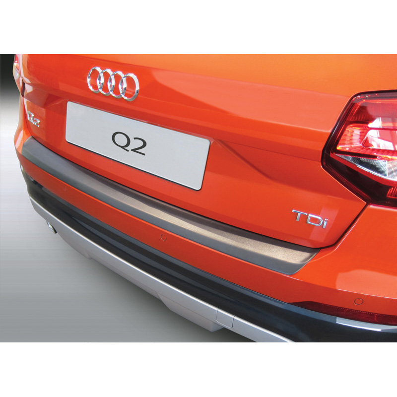 ABS Achterbumper beschermlijst  Audi Q2 & SQ2 11/2016- Zwart