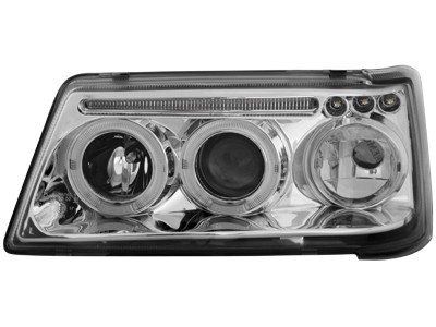 Faros Peugeot 205 Angel Eyes cromo