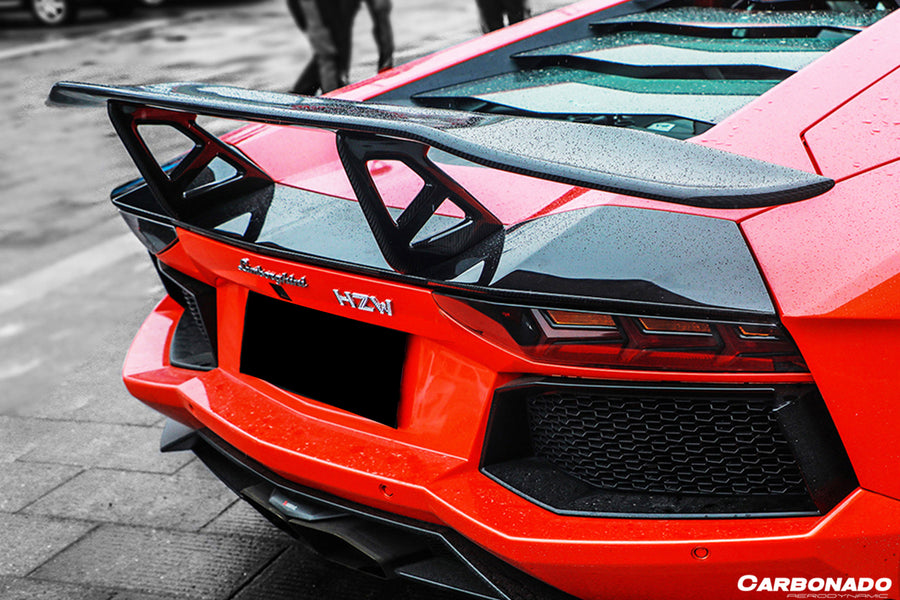 Lamborghini Aventador LP700 LP740 Coupe/Roadster DC Style Carbon Fiber Spoiler 2011-2020