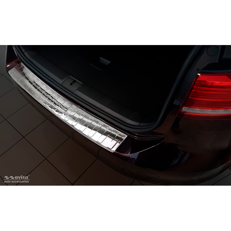 Chroom RVS Achterbumperprotector  Volkswagen Passat 3G Variant 2014-2023 'Ribs'