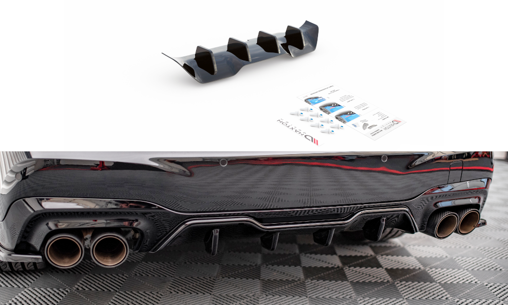 Diffuser BMW M235i F44 Gran Coupe Maxton Glans Zwart