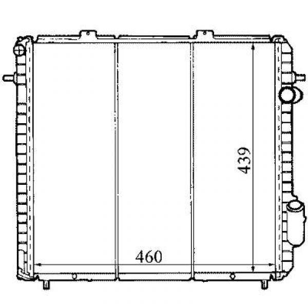 Radiator EXPRESS.RAPID 91-97 460x439 1.9 D