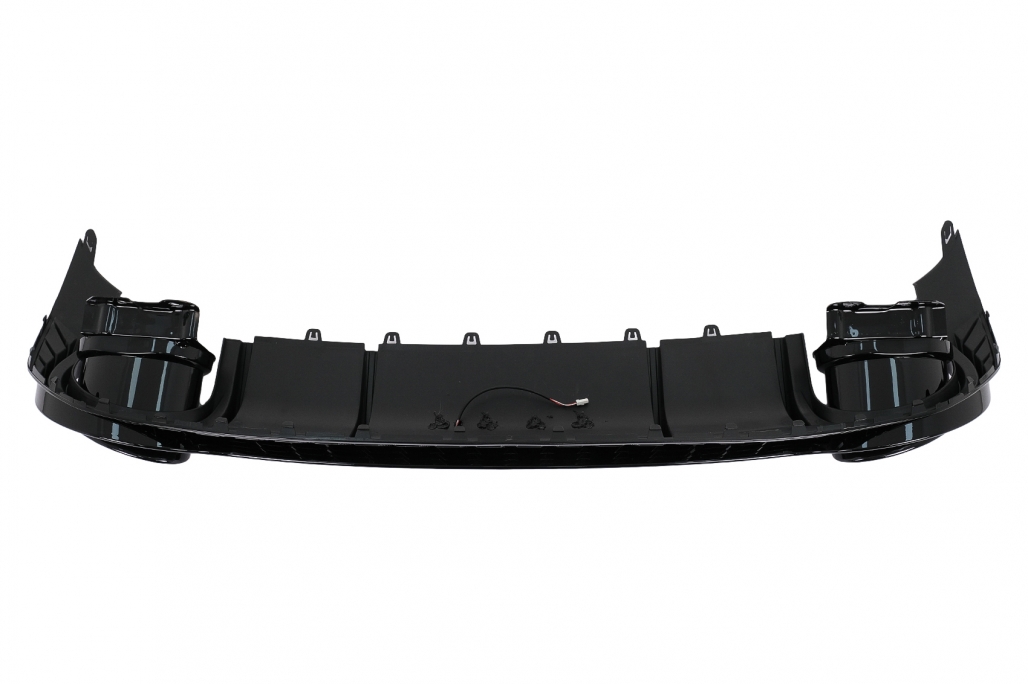 Diffuser Audi S3 Sedan 8Y RS-Look Zwart met sierstukken