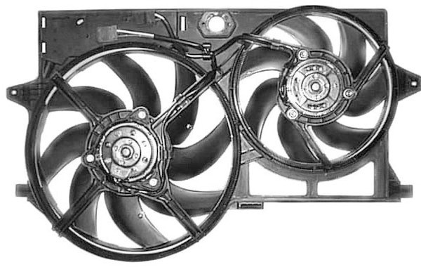 Radiator FAN EXPERT/JUMPY 95-06 383/292mm 1.6/1.9DS/TD +AC