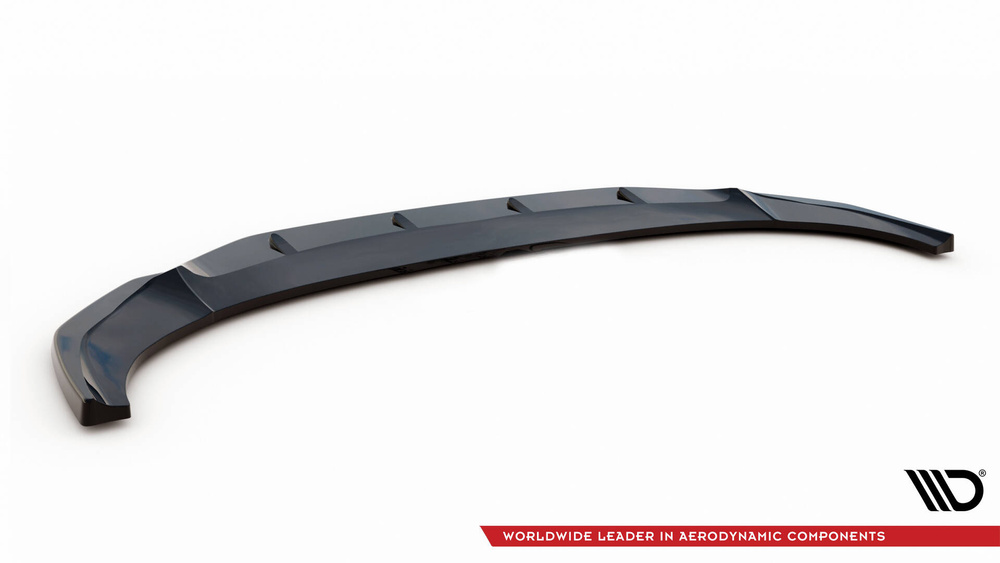 Voorspoiler V.2 AUDI RSQ3 Maxton Glans Zwart