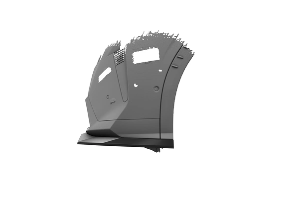 Voorspoiler Peugeot 3008 (3e generatie) / E-3008 – CSR Automotive Bekerspoilerlip Glanzend Zwart
