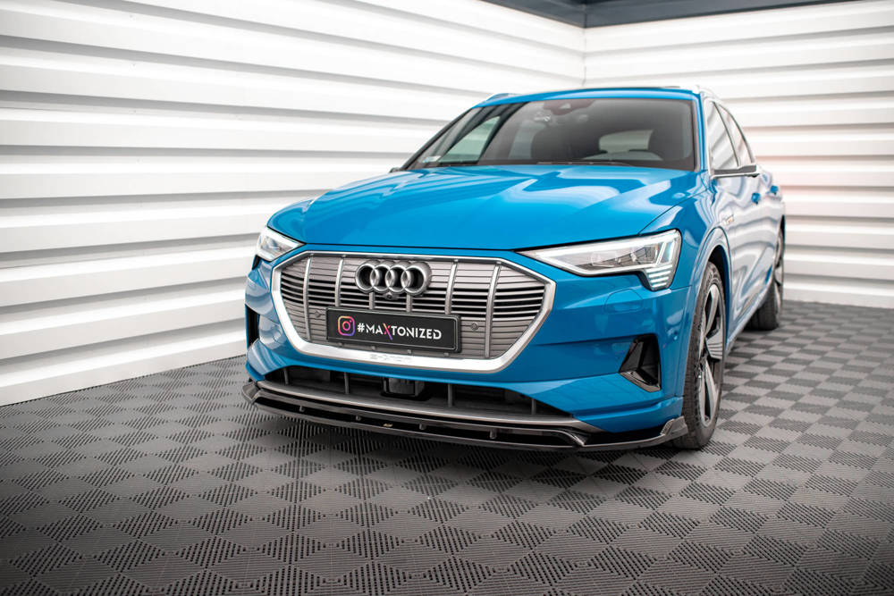 Voorspoiler Audi E-Tron Maxton Glans Zwart V.2