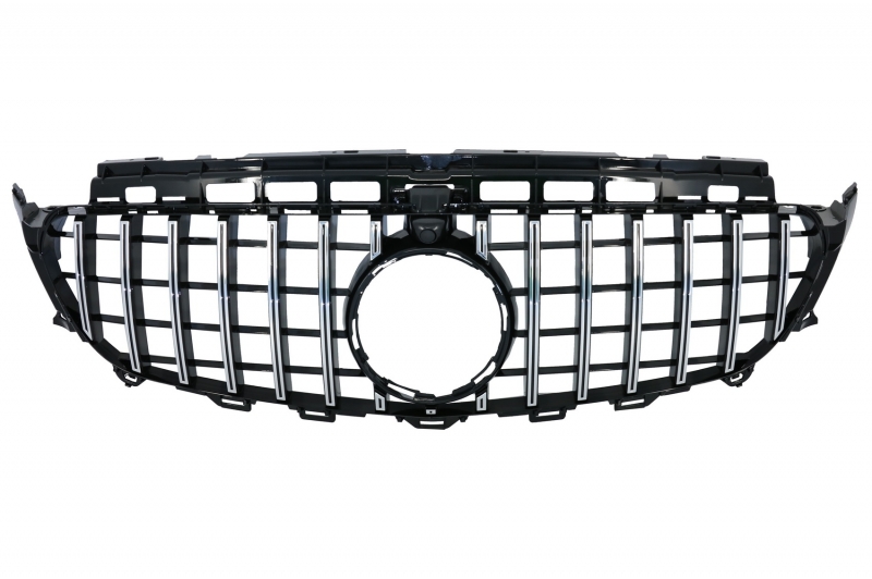 Grill Mercedes Benz E-Class W213 S213 C238 (2016+) GT-R Panamericana Design Chroom met 360 Camera