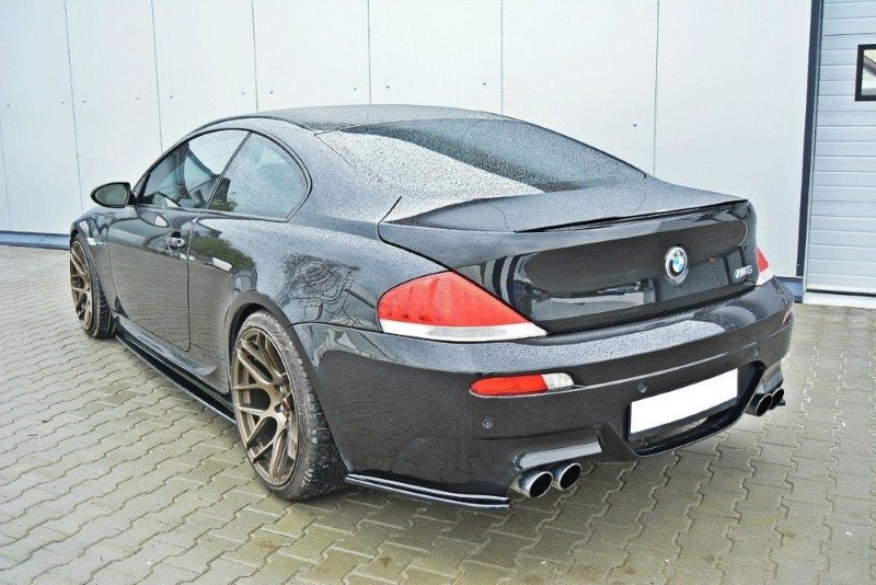 Achterzij Spoiler BMW M6 E63 Glanzend Zwart
